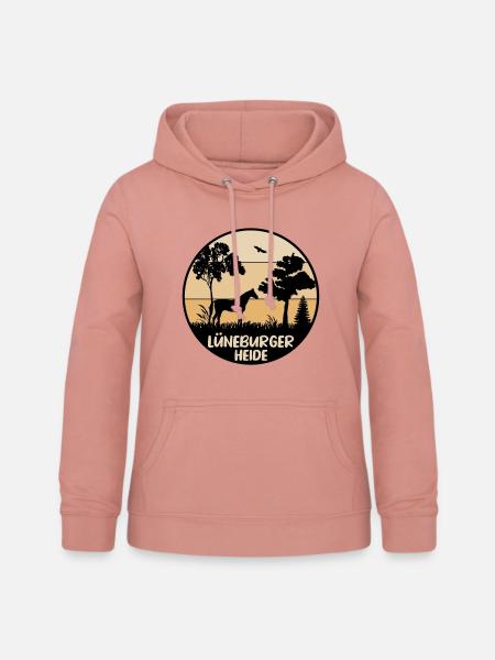 Lüneburger Heide - Frauen Hoodie - Altrosa