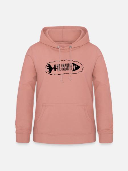 Kommando Fischfrikadelle - Frauen Hoodie - Altrosa