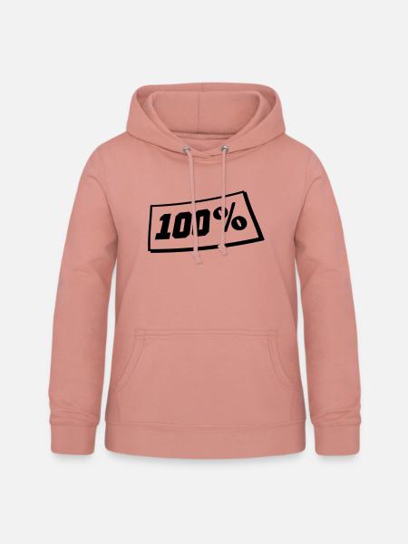 100 - Frauen Hoodie - Altrosa