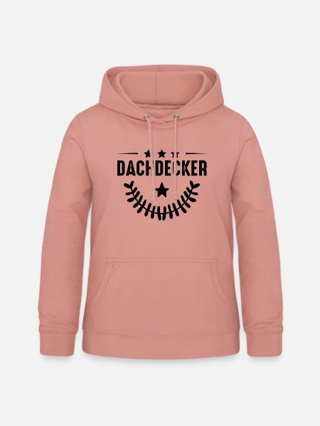 Dachdecker Beruf - Frauen Hoodie - Altrosa