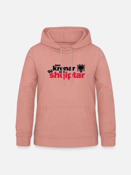 Krenar që jam Shqiptar - Frauen Hoodie - Altrosa