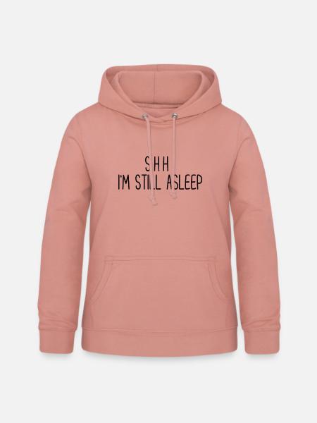 Ich schlafe noch - Frauen Hoodie - Altrosa