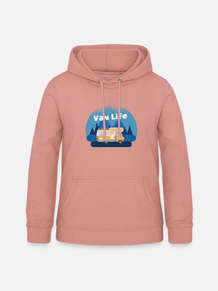 Van Life - Frauen Hoodie - Altrosa