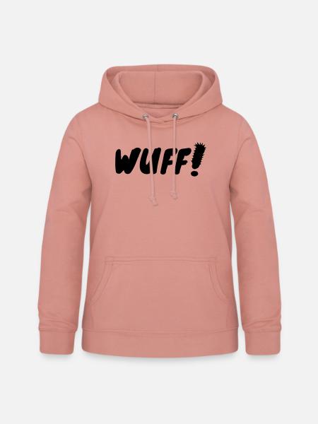 WUFF! - Frauen Hoodie - Altrosa