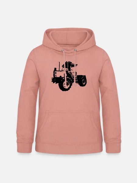 mb trac - Frauen Hoodie - Altrosa