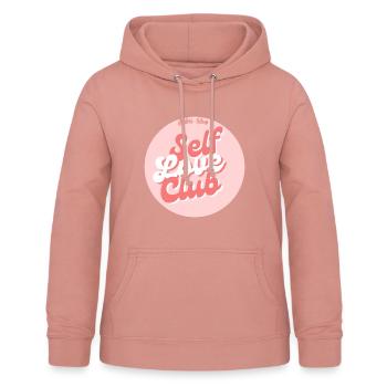 Self Love Club - Frauen Hoodie - Altrosa - Vorne - AI Model Female 172 light (172cm)