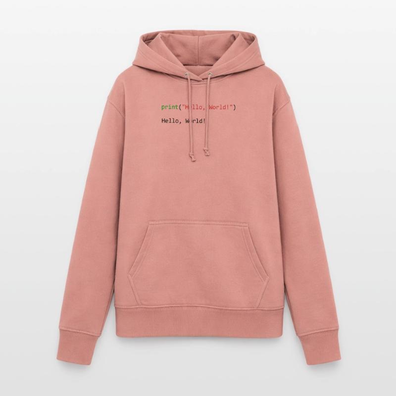 Programmeur de python cadeau Hello World Sweat à capuche Femme