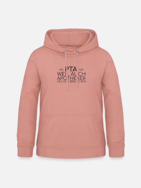 "PTA Helden | Apotheke" - Frauen Hoodie - Altrosa