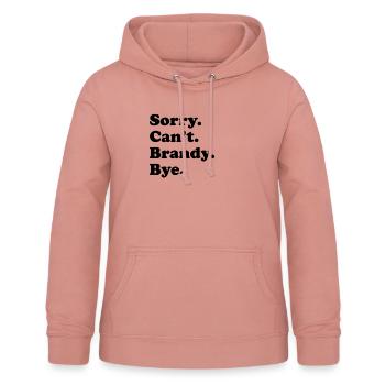 Sorry, can't say goodbye - Brandy - Women's Hoodie - dusky rose - Front - AI Model Female 172 light (172cm)