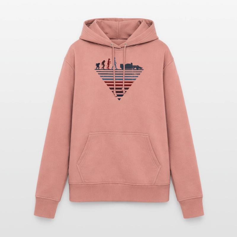 Human Evolution - Course de voitures classiques Sweat à capuche Femme