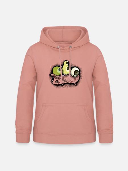 ABC-Igel Farbe transparent - Frauen Hoodie - Altrosa