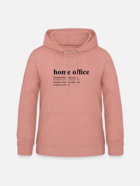 Homeoffice - Frauen Hoodie - Altrosa