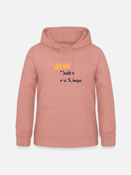 Koenigskind - Frauen Hoodie - Altrosa