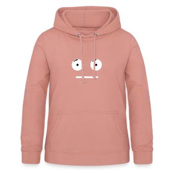 smiley - Frauen Hoodie - Altrosa - Vorne - AI Model Female 172 light (172cm)
