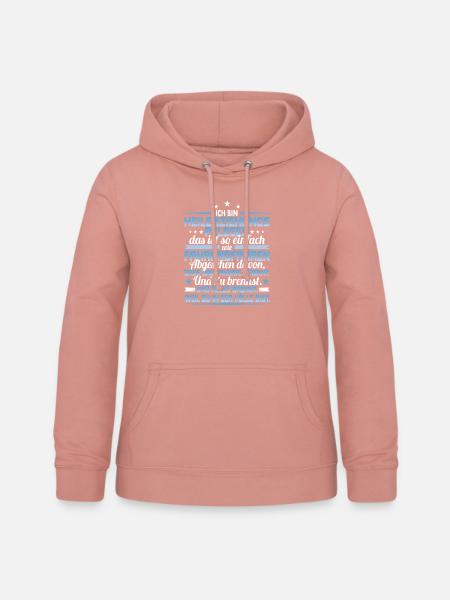 Ich bin Heilerziehungspfleger - Spruch - Frauen Hoodie - Altrosa