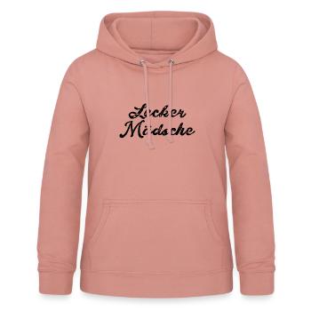 lecker mädsche,mädchen,köln,typo,schrift - Frauen Hoodie - Altrosa - Vorne - AI Model Female 172 light (172cm)