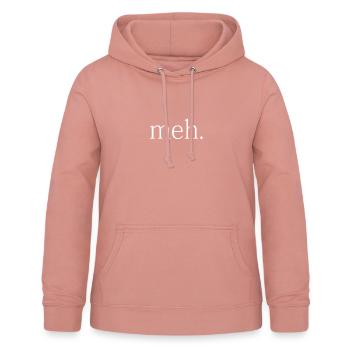 meh - Frauen Hoodie - Altrosa - Vorne - AI Model Female 172 light (172cm)