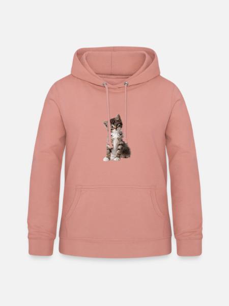 MIGON KITTEN - Frauen Hoodie - Altrosa