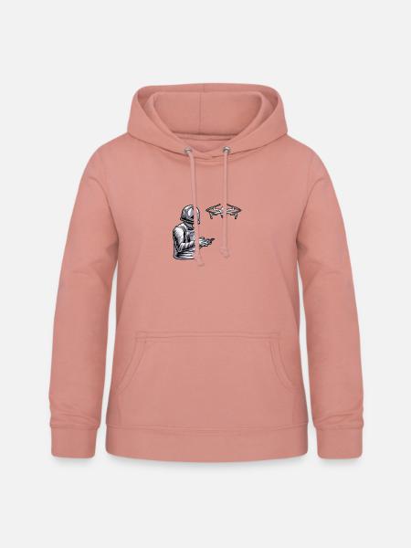 Drone Dronenpilot Quadrocopter - Frauen Hoodie - Altrosa