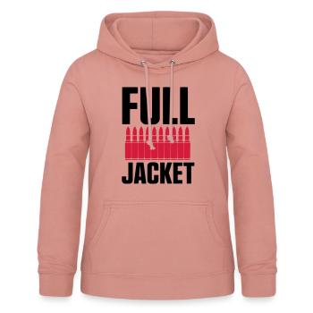 FULL AMMO JACKET - Women's Hoodie - dusky rose - Front - AI Model Female 172 light (172cm)