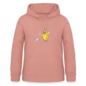 Volley-ball poulet de poulet Sport Beach volley - Sweat à capuche Femme - rose poudré - Devant - AI Model Female 172 light (172cm)