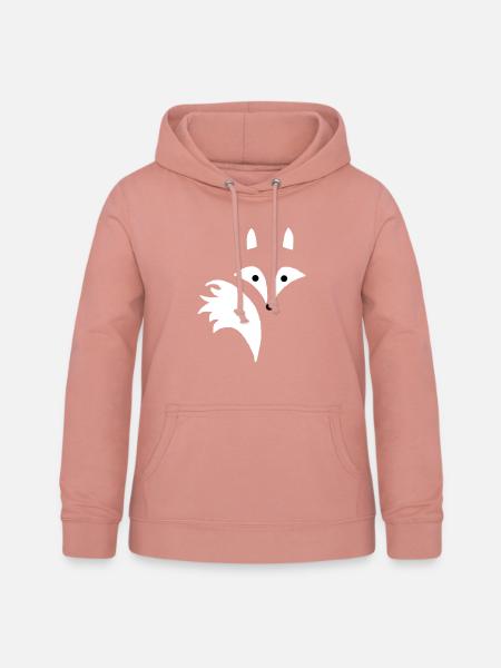 fuchs - Frauen Hoodie - Altrosa