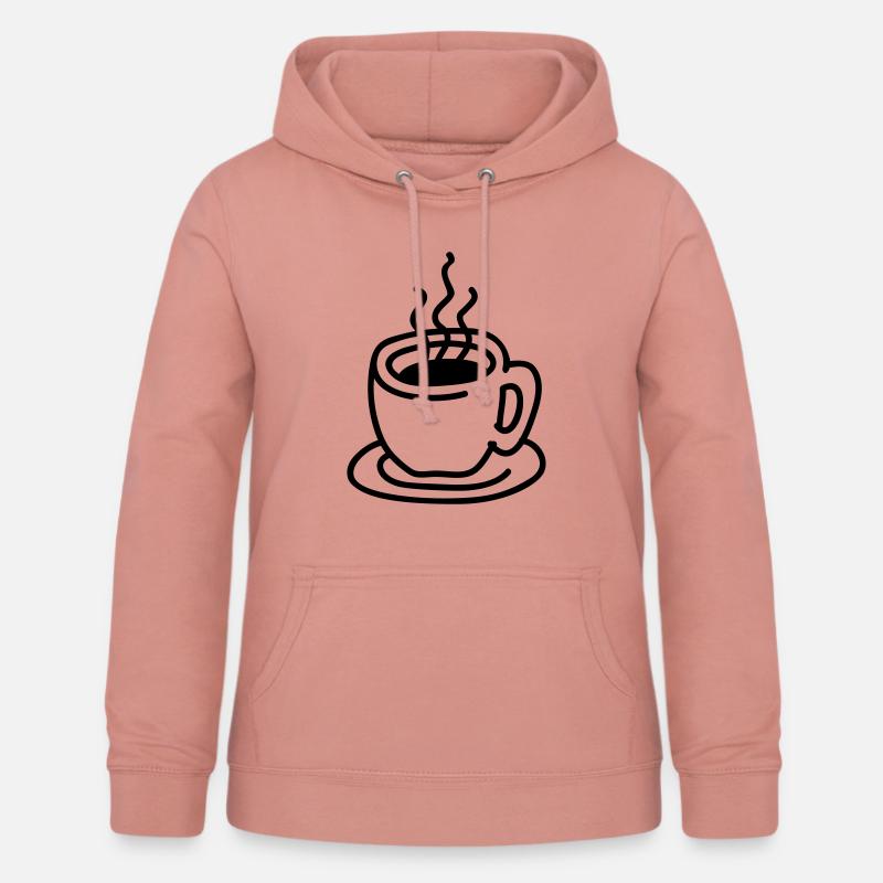 Coffee Cup - Women's Hoodie - dusky rose