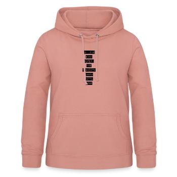 Gehirne sind super Spruch - Frauen Hoodie - Altrosa - Vorne - AI Model Female 172 light (172cm)