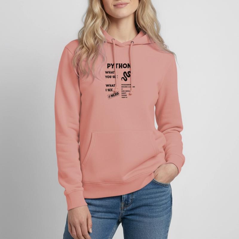 Programmation Python Sweat à capuche Femme