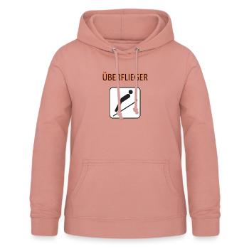 High-flyers - Women's Hoodie - dusky rose - Front - AI Model Female 172 light (172cm)