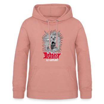 Asterix & Obelix - Asteriy Dynamik - Frauen Hoodie - Altrosa - Vorne - AI Model Female 172 light (172cm)