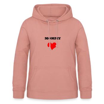 MOMMY - Frauen Hoodie - Altrosa - Vorne - AI Model Female 172 light (172cm)
