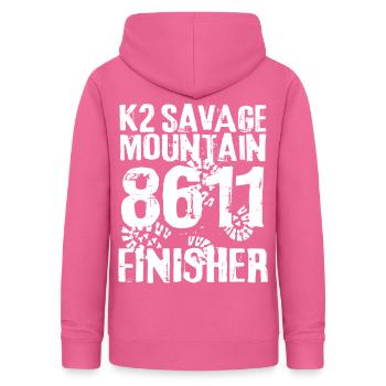 K2 Savage Mountain Himalaya Finisher Mountaineer - Women's Hoodie - pink - Back - AI Model Female 172 light (172cm)
