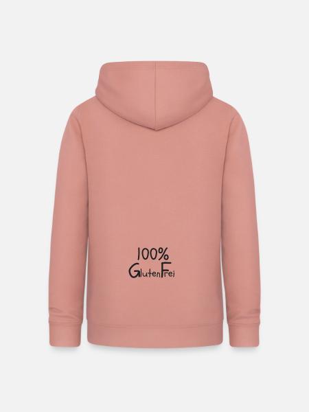 100% glutenfrei | Zöliakie - Frauen Hoodie - Altrosa