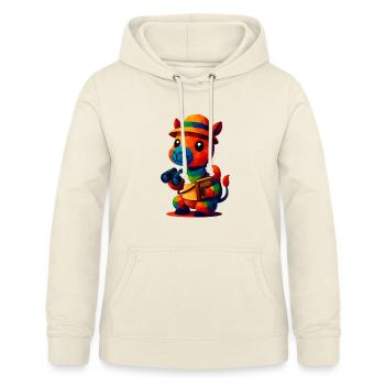 WPAP Polygon Style Tiere Kamel Reiseführer - Frauen Hoodie - Vanille-Milchshake - Vorne - AI Model Female 172 light (172cm)