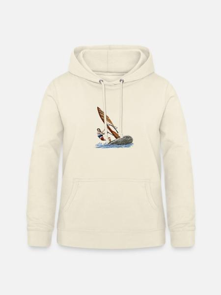 Windsurfing - Frauen Hoodie - Vanille-Milchshake