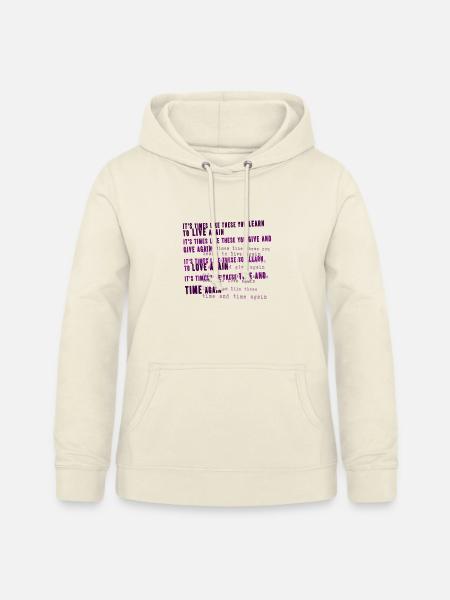 Foo Fighters Lyrik - Frauen Hoodie - Vanille-Milchshake