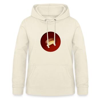 Un délicieux biscuit au chocolat - Sweat à capuche Femme - vanille - Devant - AI Model Female 172 light (172cm)