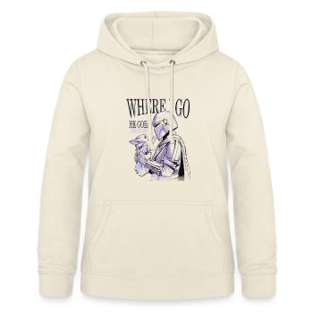 Star Wars: Mandalorian Grogu & Mandalorianer  - Frauen Hoodie - Vanille-Milchshake - Vorne - AI Model Female 172 light (172cm)