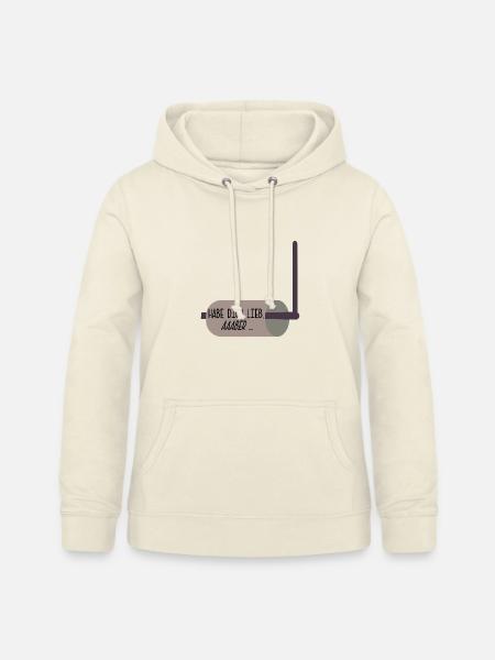 BEZIEHUNG PAPIER - Frauen Hoodie - Vanille-Milchshake