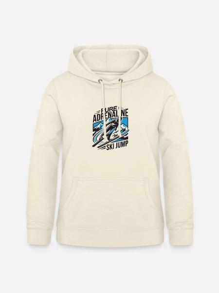 Skispringer Skispringen Wintersport - Frauen Hoodie - Vanille-Milchshake