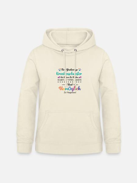 Krankenschwester Beruf Spruch Abschied Geschenk - Frauen Hoodie - Vanille-Milchshake
