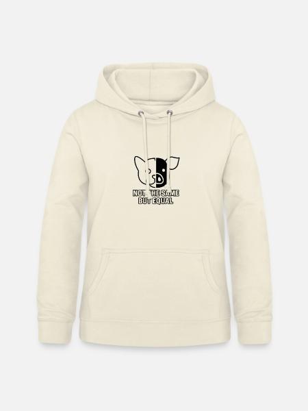Katze_Schwein_Black - Frauen Hoodie - Vanille-Milchshake