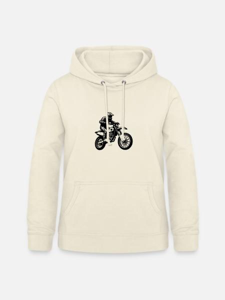 Motocross-Fahrer - Frauen Hoodie - Vanille-Milchshake