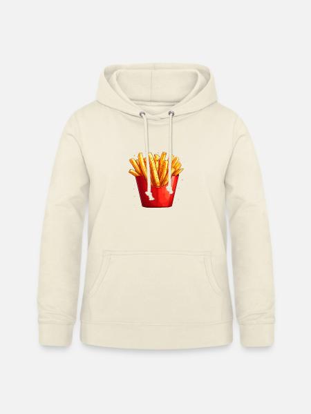 Pommes - Frauen Hoodie - Vanille-Milchshake