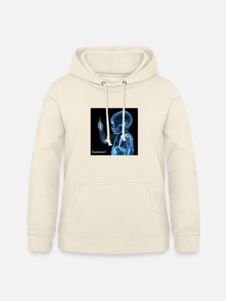 Entwicklung des Smartphones - Frauen Hoodie - Vanille-Milchshake