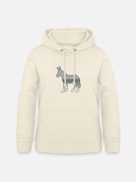 Esel - Frauen Hoodie - Vanille-Milchshake