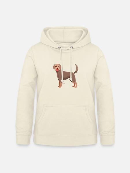 Deutsch-Drahthaar-Hund (Comic) - Frauen Hoodie - Vanille-Milchshake