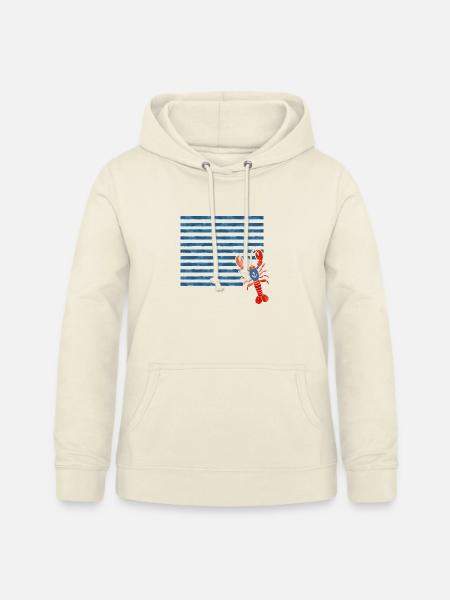 Hummer – Maritimes Retro Design - Frauen Hoodie - Vanille-Milchshake