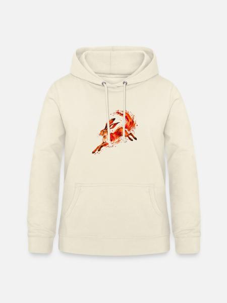 Feuerhase Sprinter - Frauen Hoodie - Vanille-Milchshake